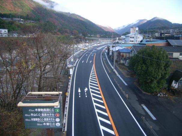 １９号南木曽地区交差点改良工事